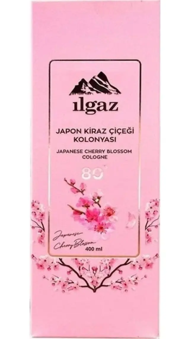 Ilgaz Elegance Series Japon Kiraz Çiçeği Kolonyası 400 ml 80 Derece Eau De Cologne