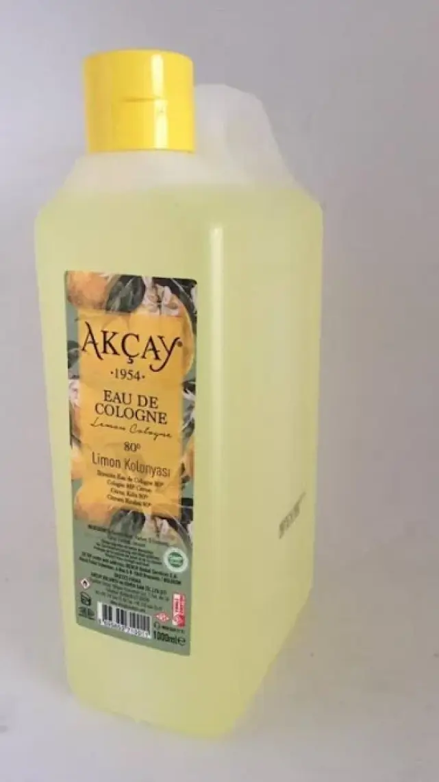 Akçay Limon Kolonyası 80 Derece 1 Litre