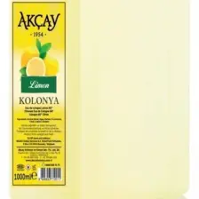 Akçay Limon Kolonyası 80 Derece 1 Litre