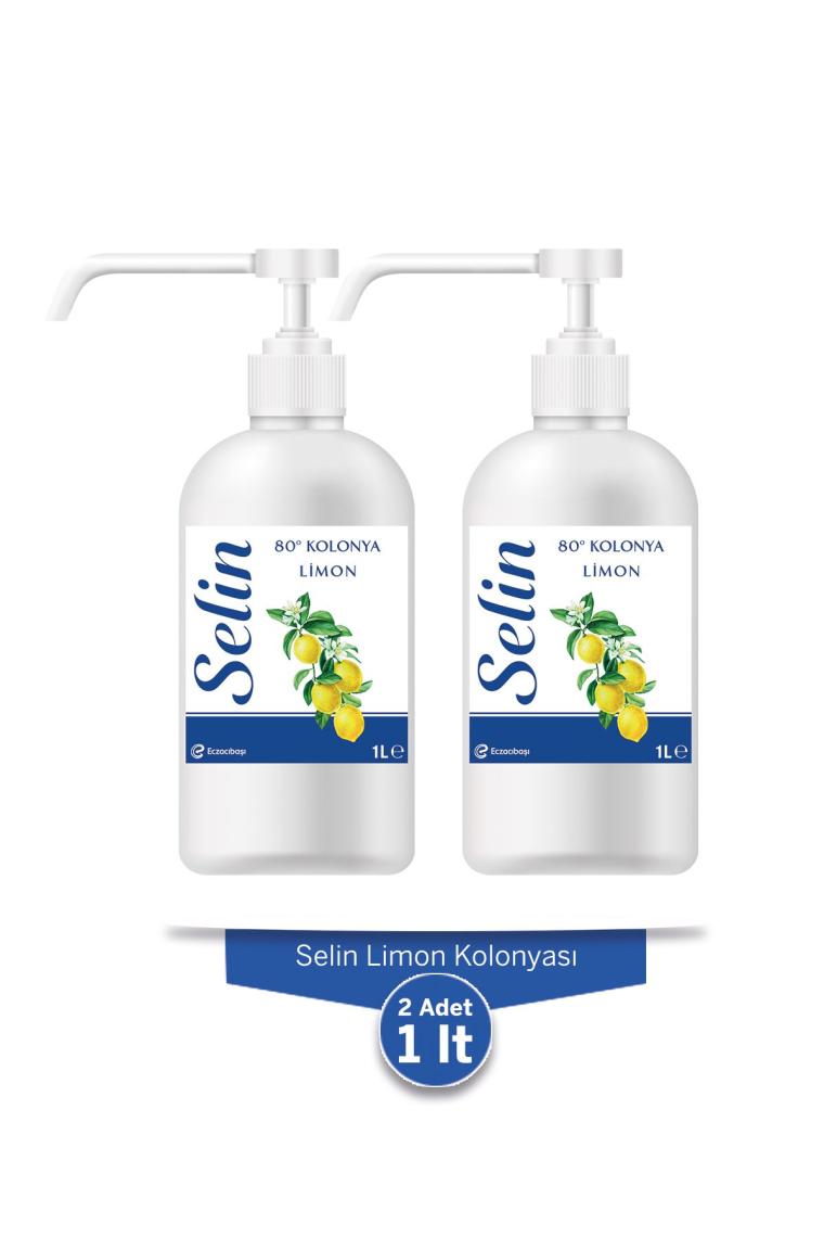 Selin Limon Kolonyası Şişe 2 Lt (1 Lt x 2 Adet)
