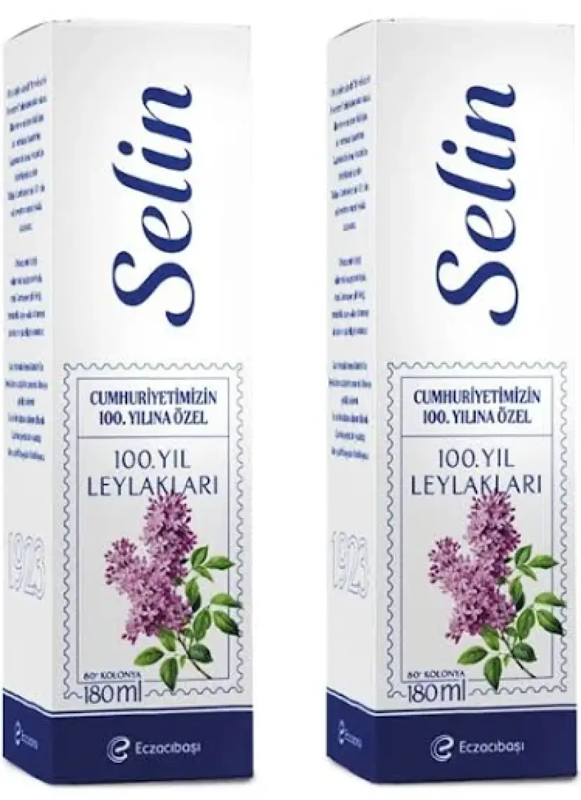 Selin Leylak 180 ml Cam Kolonya Cumhuriyet’in 100. Yılına Özel