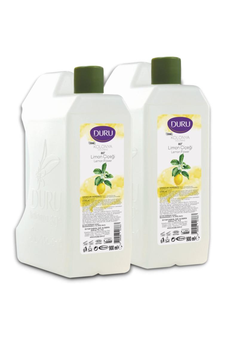 Limon Kolonya Bidon 80 Derece 2x900ml