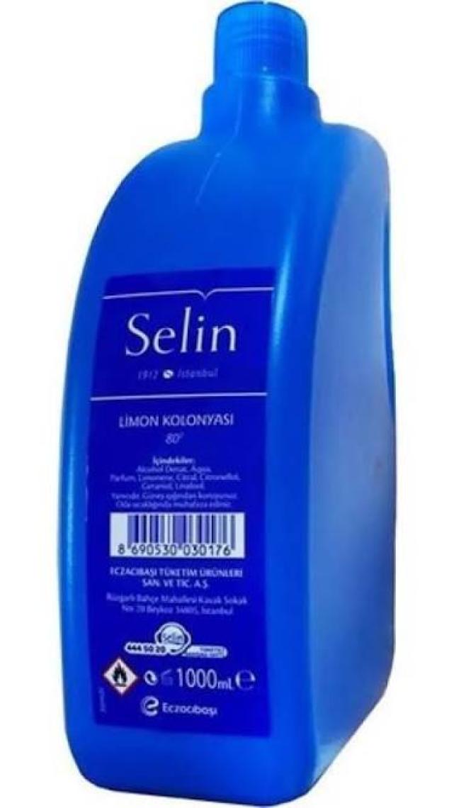 Selin Limon Kolonyasi 80 Derece 1000 ml