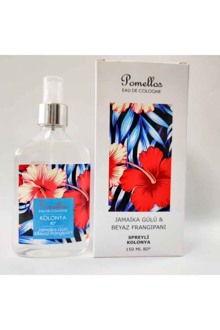 Kolonya Jamaıka Gülü & Beyaz Frangipani (150 Ml, 80 Derece, Spreyli Kolonya)