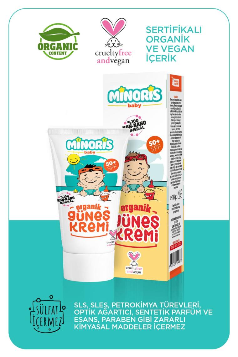Baby Organik Güneş Kremi 110 gr