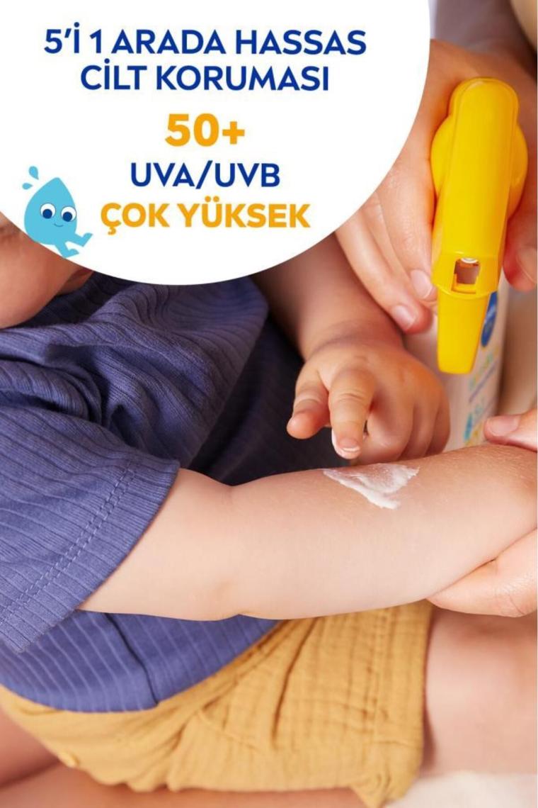 Nivea Baby Bebek ve Çocuklar Için Güneş Spreyi 270ML, SPF50, Hassas Güneş Koruması, Ekstra Suya Dayanıklı