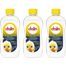 Dalin Rahatlatıcı Vanilya Kokulu Bebek Yağı 300 ml x 3 Adet