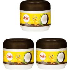 Dalin 3 Adet Hindistan Cevizi Pamuk ve Shea Yağı Vazelin 100 ml