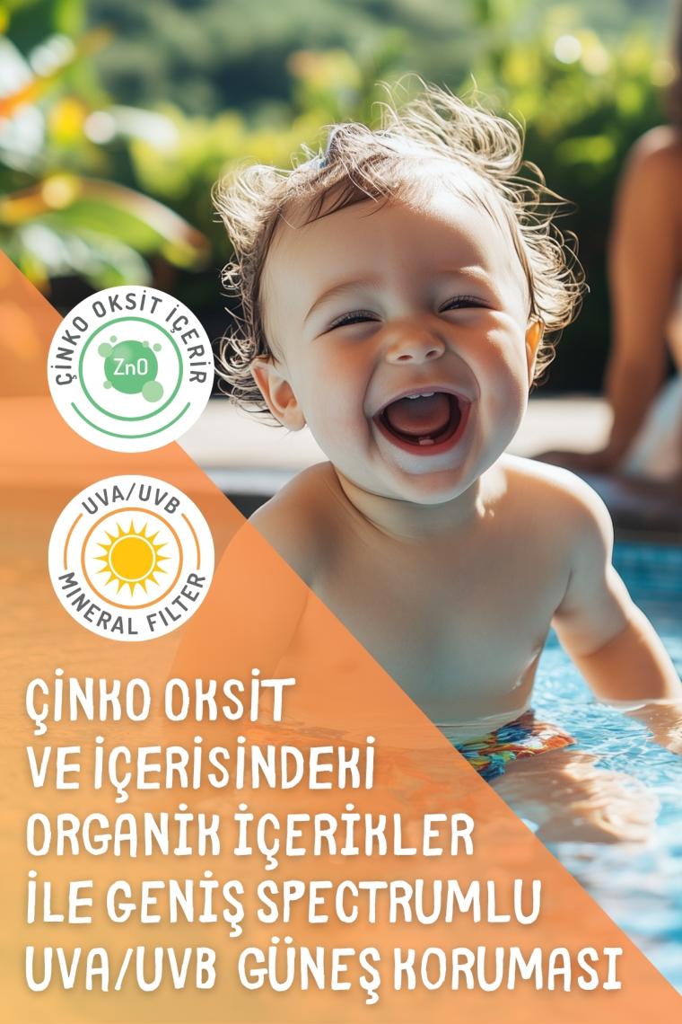 Minoris Baby Organik Güneş Kremi 50 Spf 150 ml