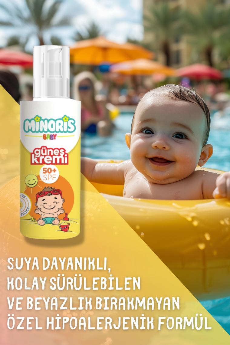 Minoris Baby Organik Güneş Kremi 50 Spf 150 ml