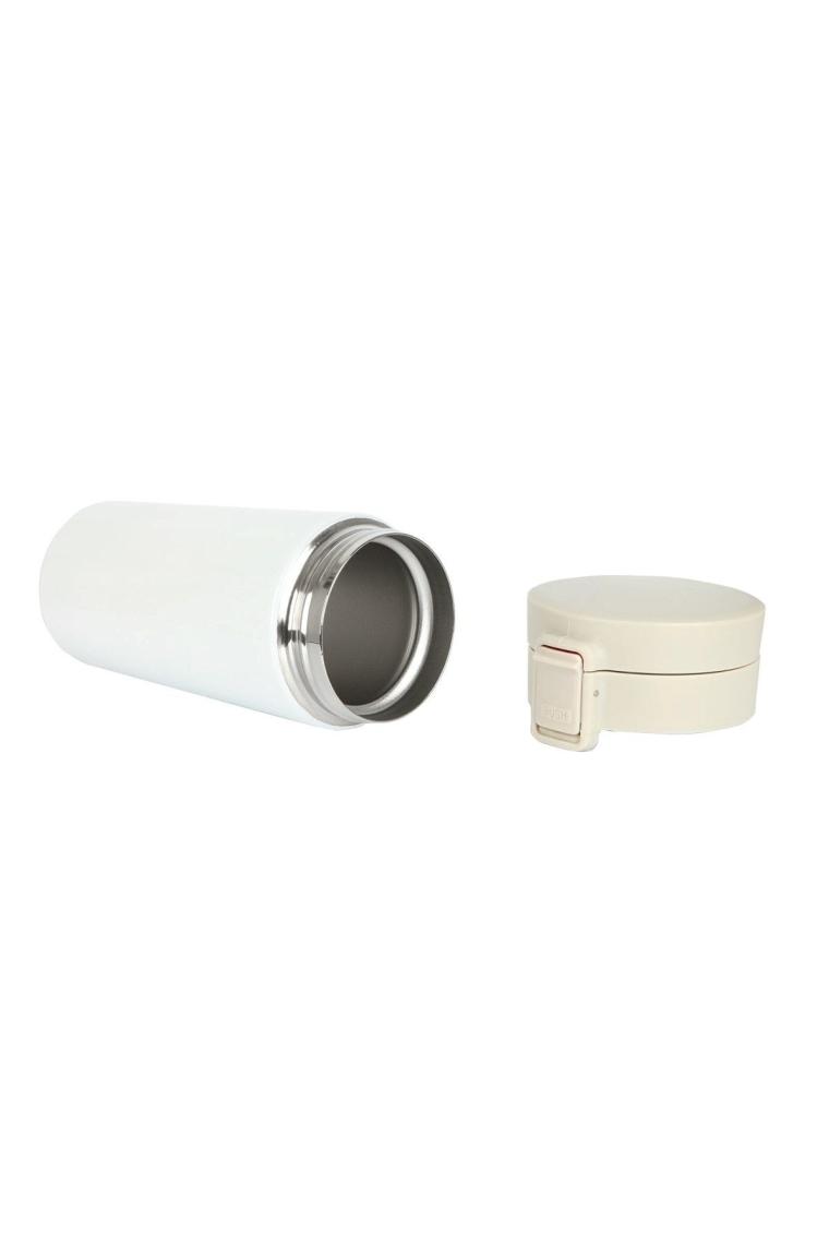 Tek El Bas Iç Paslanmaz Çelik Termos 380 ml Push Sızdırmaz Çift Katmanlı Travel Mug Thermos 522