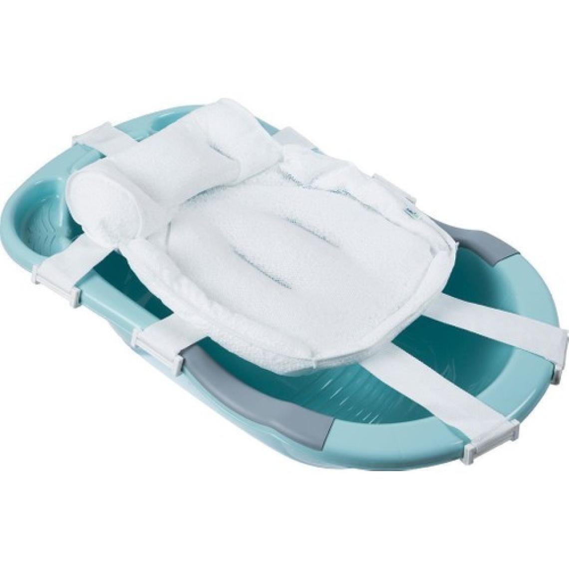 Baby Jem Bebek Köpüklü Küvet Filesi – Yumuşak Boncuk Strafor, Beyaz, 58x36 cm, Desensiz, Konforlu ve Güvenli Kullanım