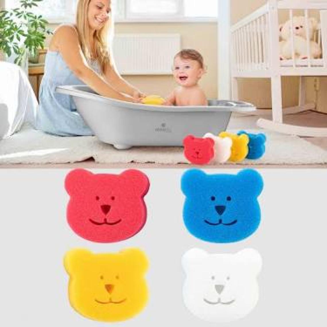 Elele Elelelife Renkli Bebek Banyo Süngeri 4 Adet