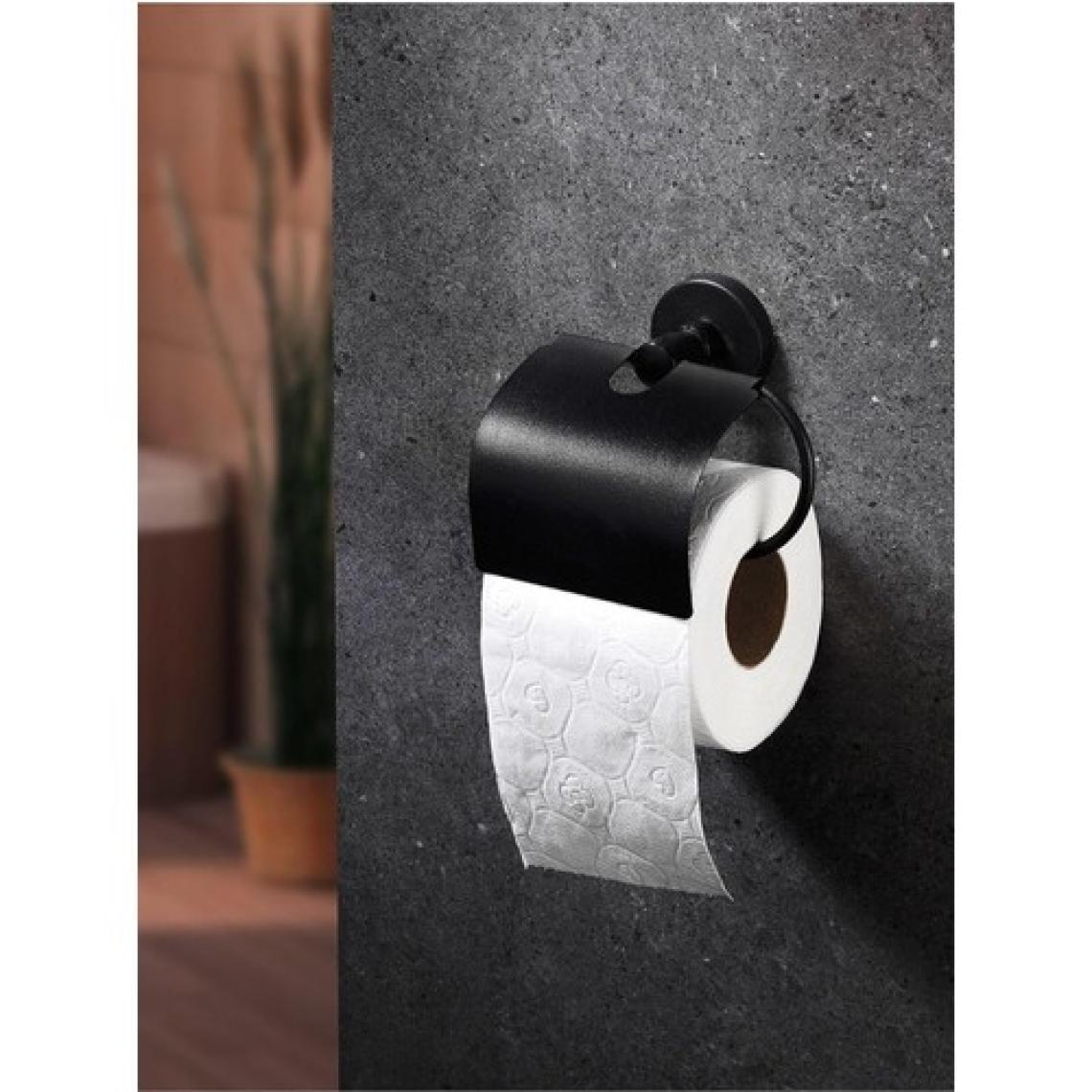 Guneri Store Haus Yapışkanlı Siyah Geniş Kapaklı Tuvalet Kağıtlığı Wc Kağıtlık Tuvalet Kağıdı Askısı