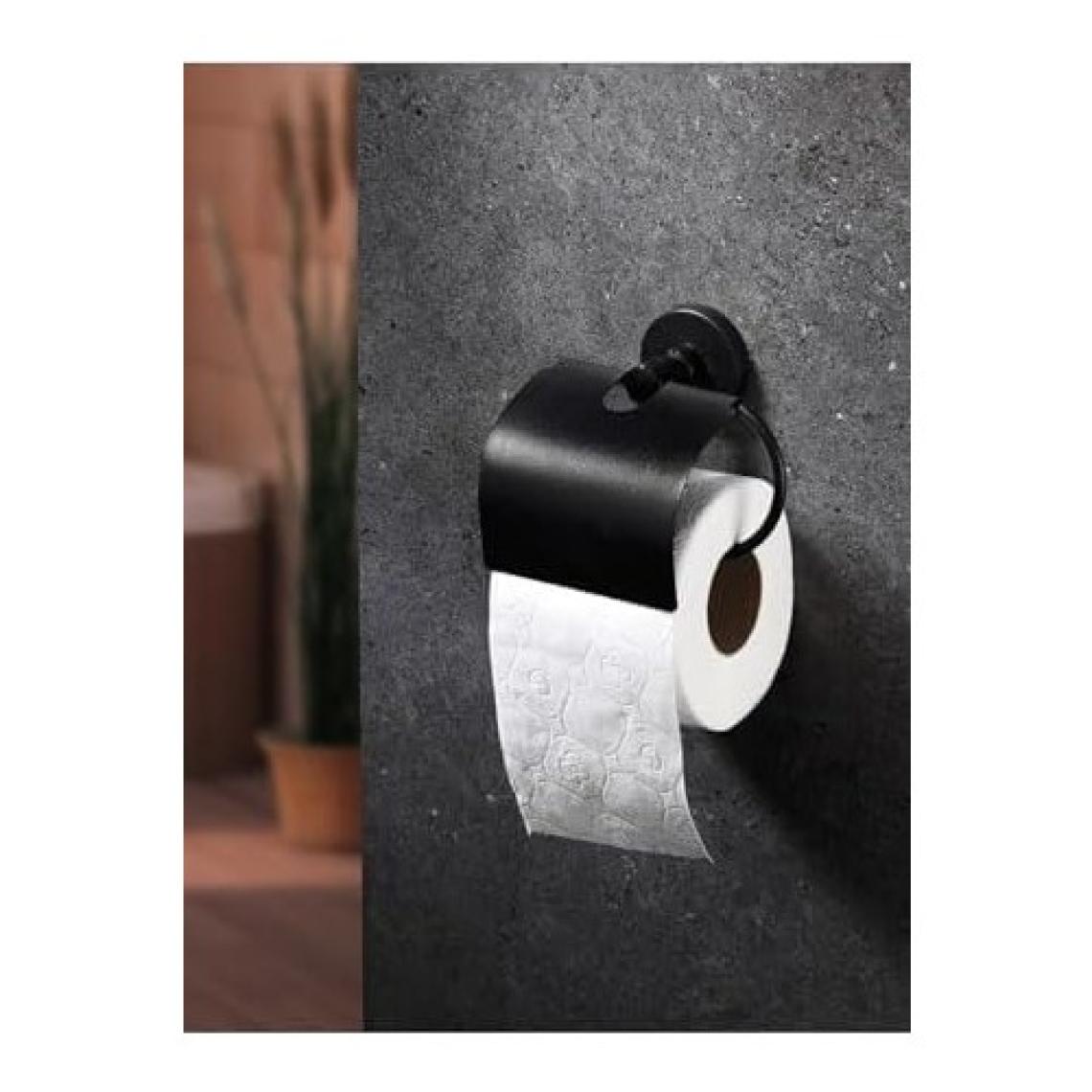 Guneri Store Haus Yapışkanlı Siyah Geniş Kapaklı Tuvalet Kağıtlığı Wc Kağıtlık Tuvalet Kağıdı Askısı