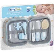 Babyjem 9 Parça Mavi Bebek Bakım Seti