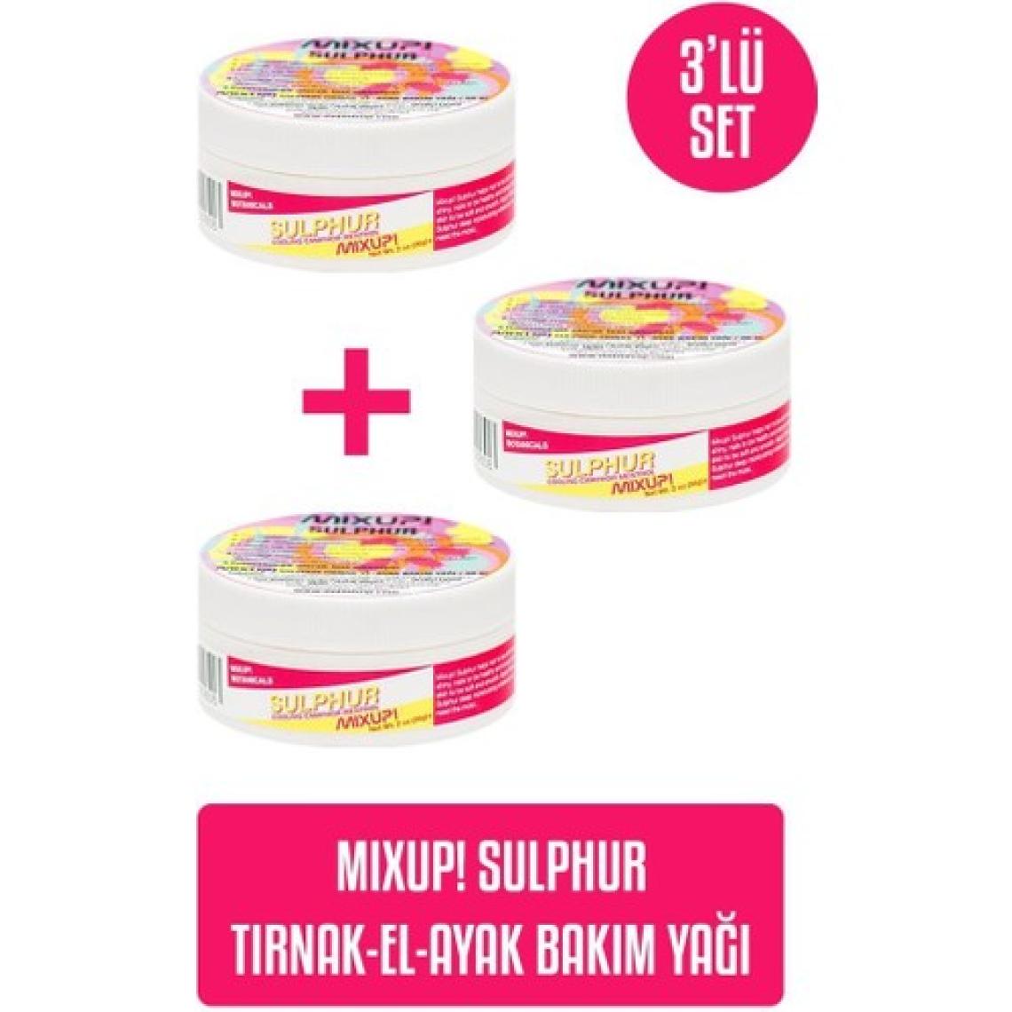 Mixup Sulphur - Tırnak Bakım Yağı 56 gr x 3'lü Set