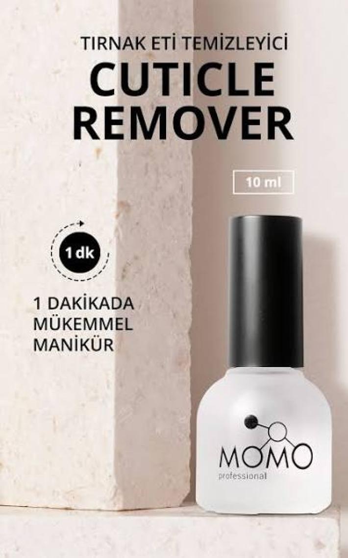 Momo Professional Cuticle Remover, Tırnak Eti Çıkarıcı, Tırnak Eti Temizleyici, 10 ml