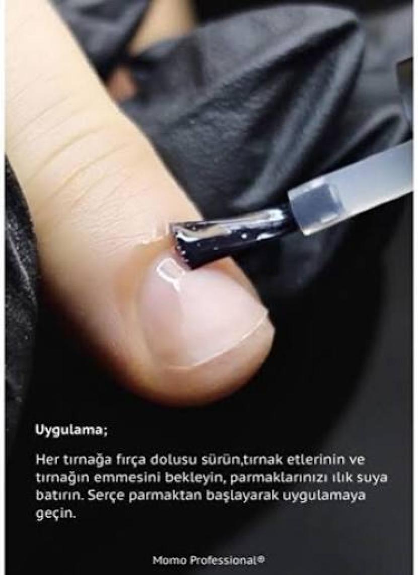 Momo Professional Cuticle Remover, Tırnak Eti Çıkarıcı, Tırnak Eti Temizleyici, 10 ml