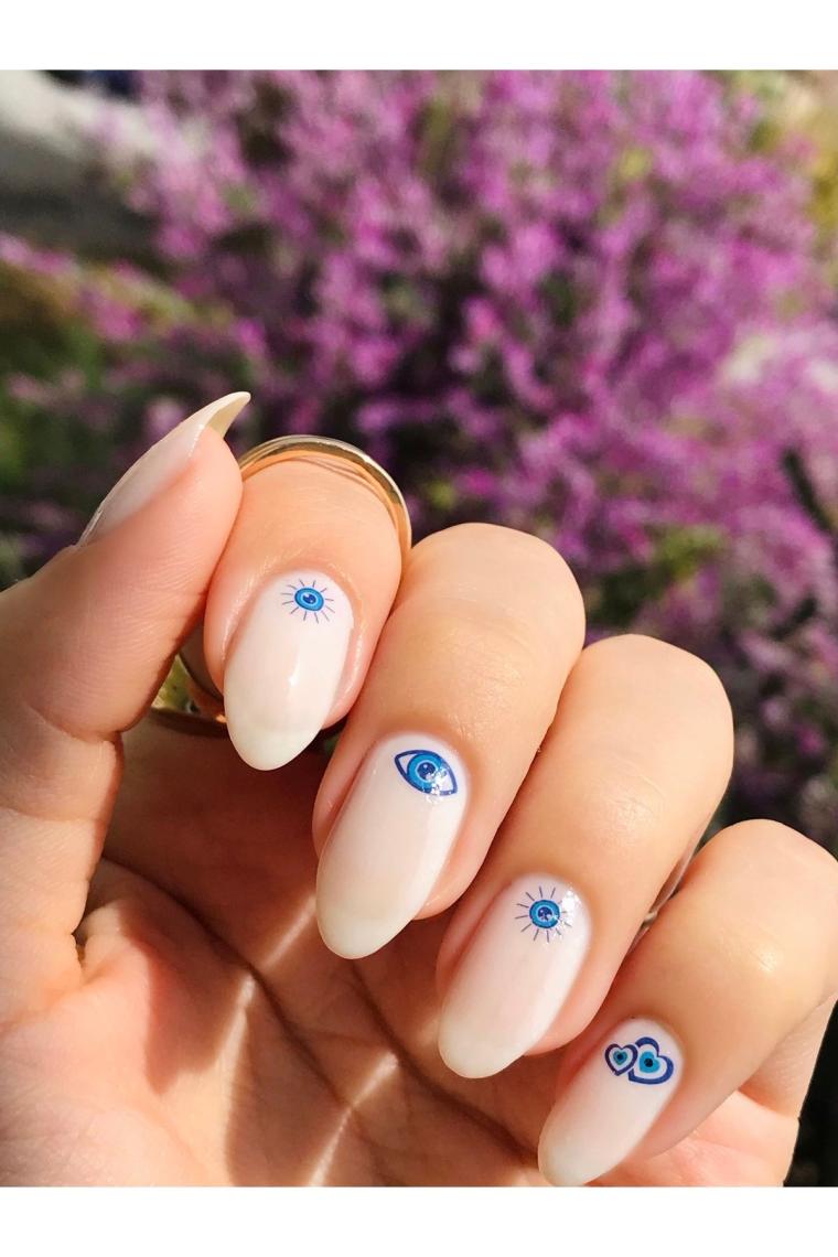 Göz Tırnak-3 Dövmesi Tırnak Tattoo Nail Art Tırnak Sticker