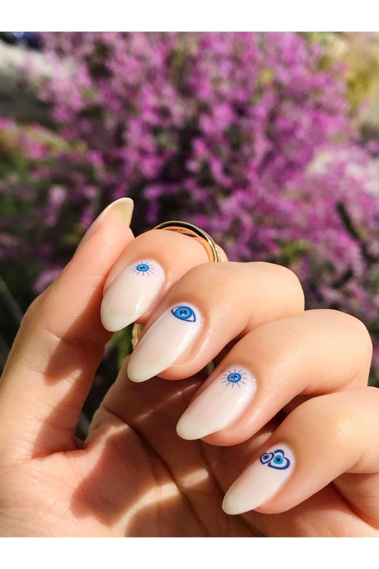 Göz Tırnak-3 Dövmesi Tırnak Tattoo Nail Art Tırnak Sticker