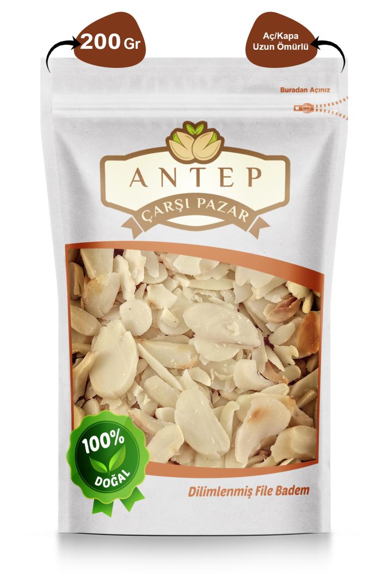 Dilimlenmiş File Badem | 200 Gr.
