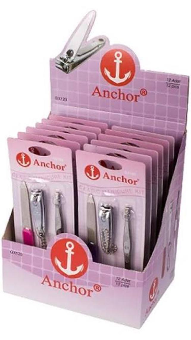 Anchor Klasik Manikür Set(Cımbız,törpü,tırnak Mak)