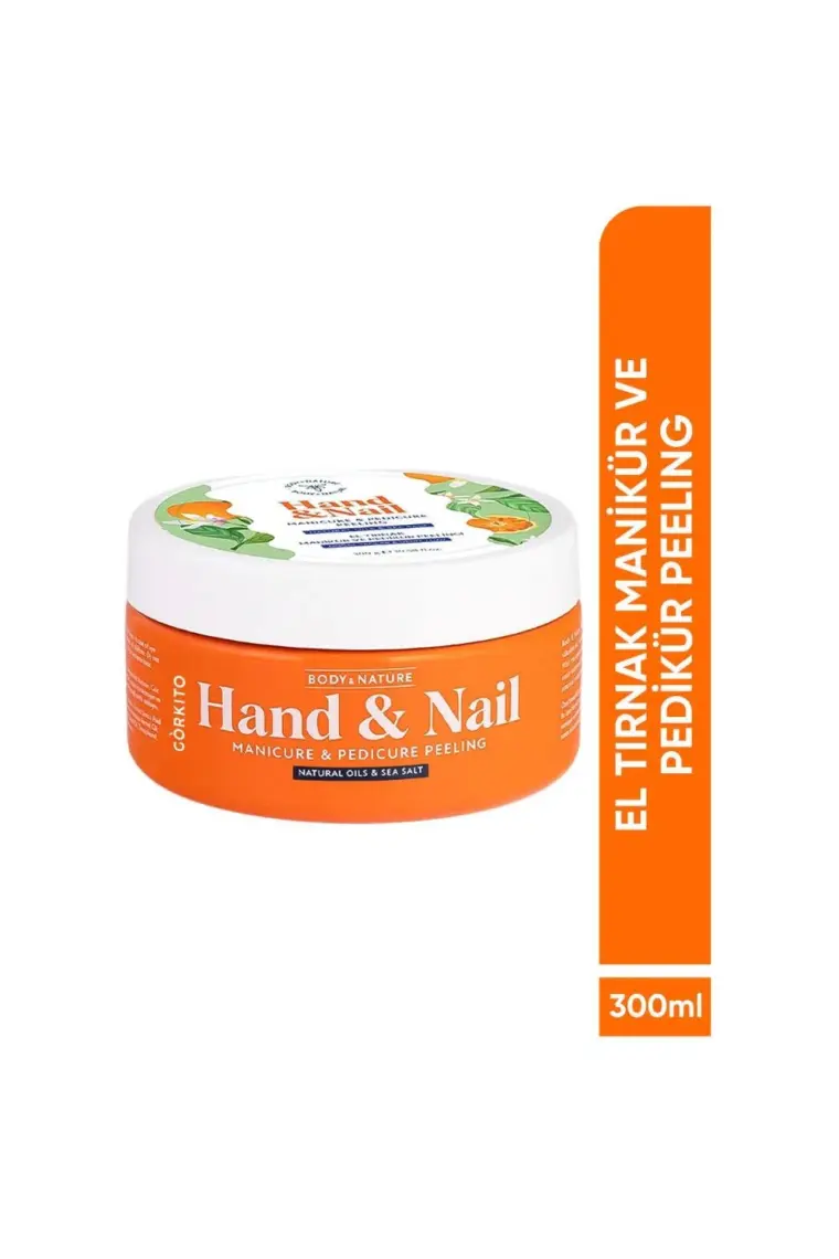 Görkito Body&Nature Hızlı Kolay El Tırnak Manikür ve Pedikür Peeling 300 g