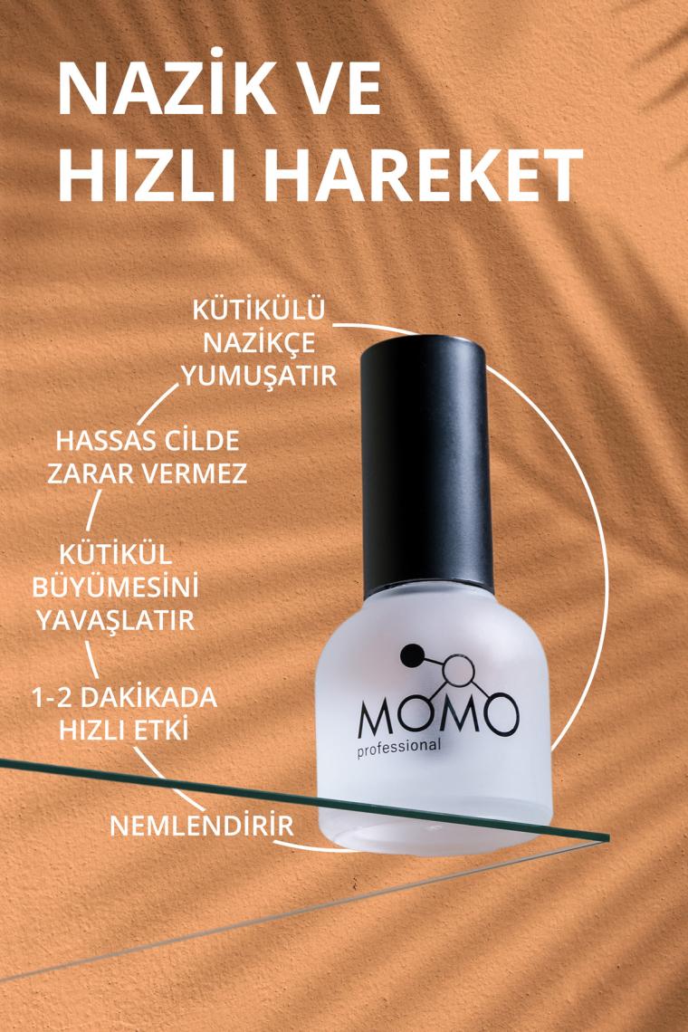 Momo Professional Cuticle Remover, Tırnak Eti Çıkarıcı, Tırnak Eti Temizleyici, 10 ml