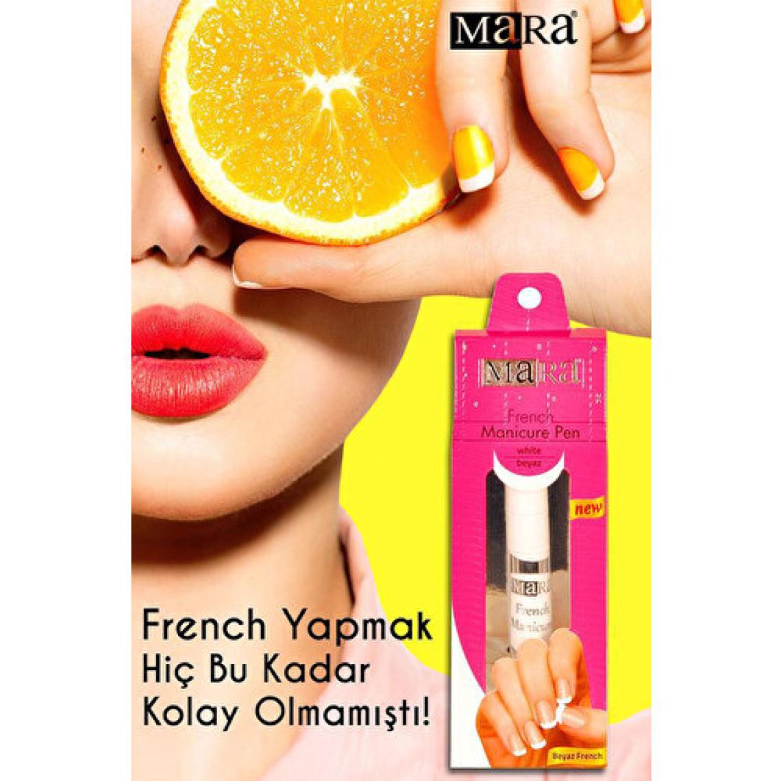 Mara French Manikür Kalemi Beyaz