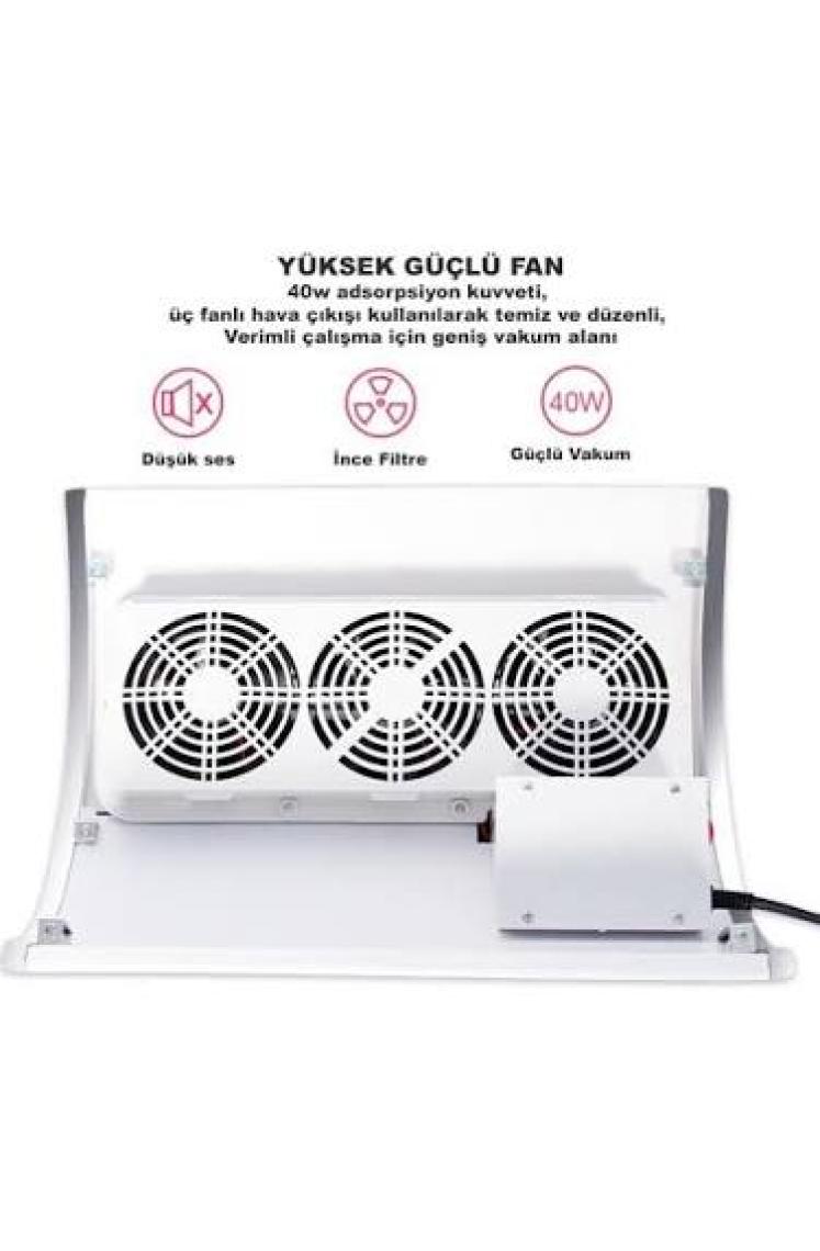 Dailytech Tırnak Toz Toplama Makinası 3 Fanlı
