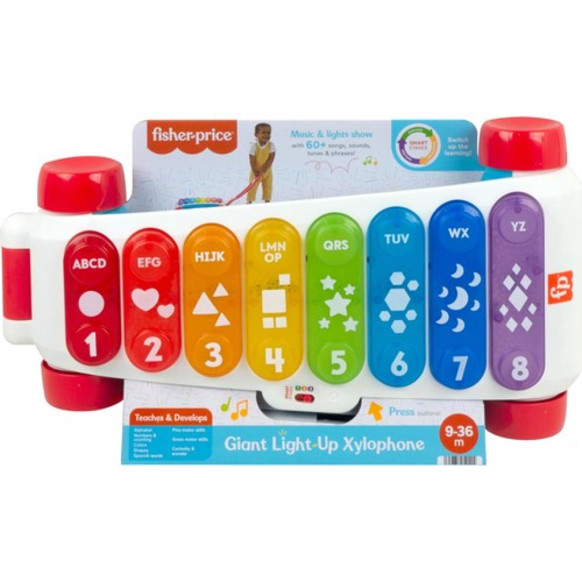 Fisher-Price Işıklı Dev Ksilofon, 9 - 36 aylık, HJK36