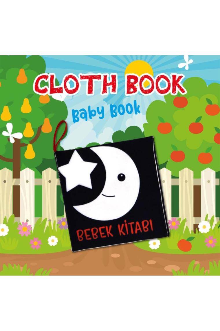 Tox Bebek Siyah-Beyaz Kumaş Sessiz Kitap T397 - Bez Kitap , Eğitici Oyuncak , Yumuşak ve Hışırtılı