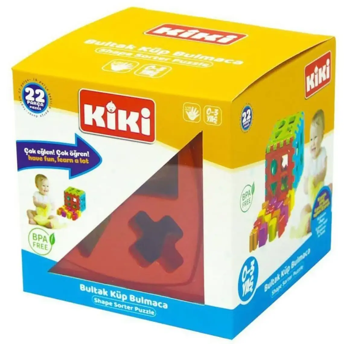 Kiki Bultak Angry Birds Temalı Eğitici Fileli Küp Oyuncak - Renk ve Şekil Öğrenimi, Motor Gelişimini Destekler, Güvenli Kullanım