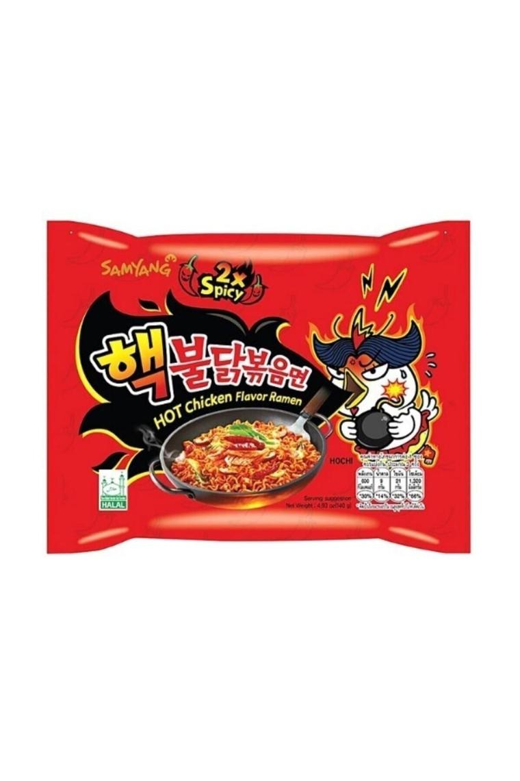 Buldak 2× Spicy Hot Chicken Flavor 140 G