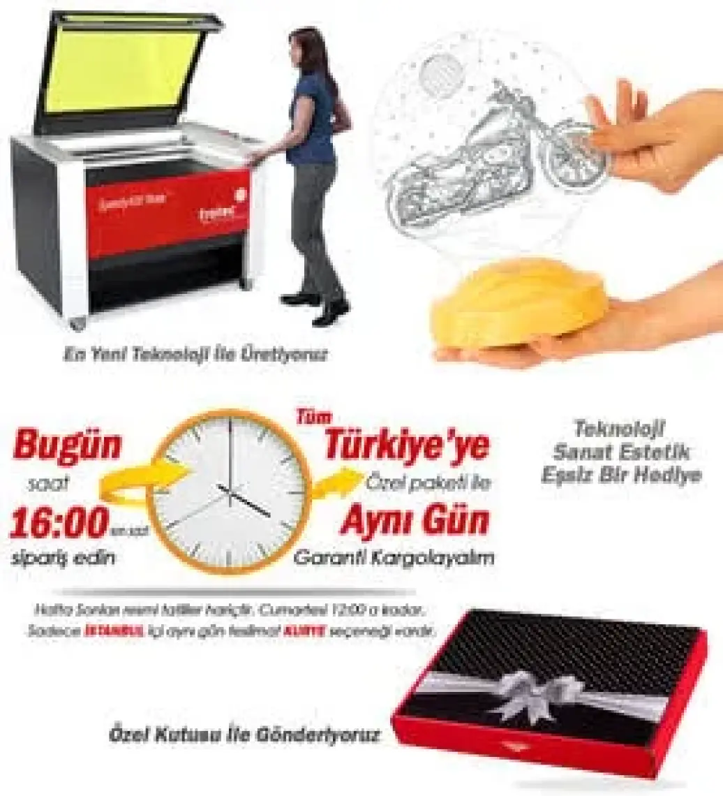 Sevgilambası Chopper Motorsiklet, Motor Hayranlarına Hediye, Motosiklet Hediyesi Kişiye Özel 3 Boyutlu Led Lamba
