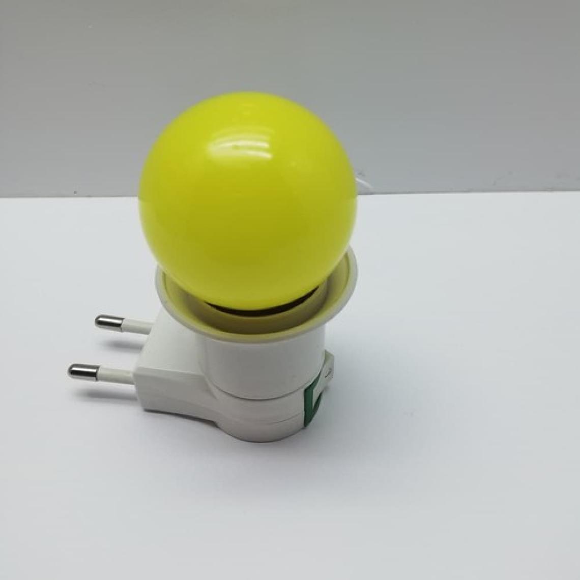 En Parlak Duy Fişli Gece Lambası Ampüllü Sarı LED 1W E27 Duy