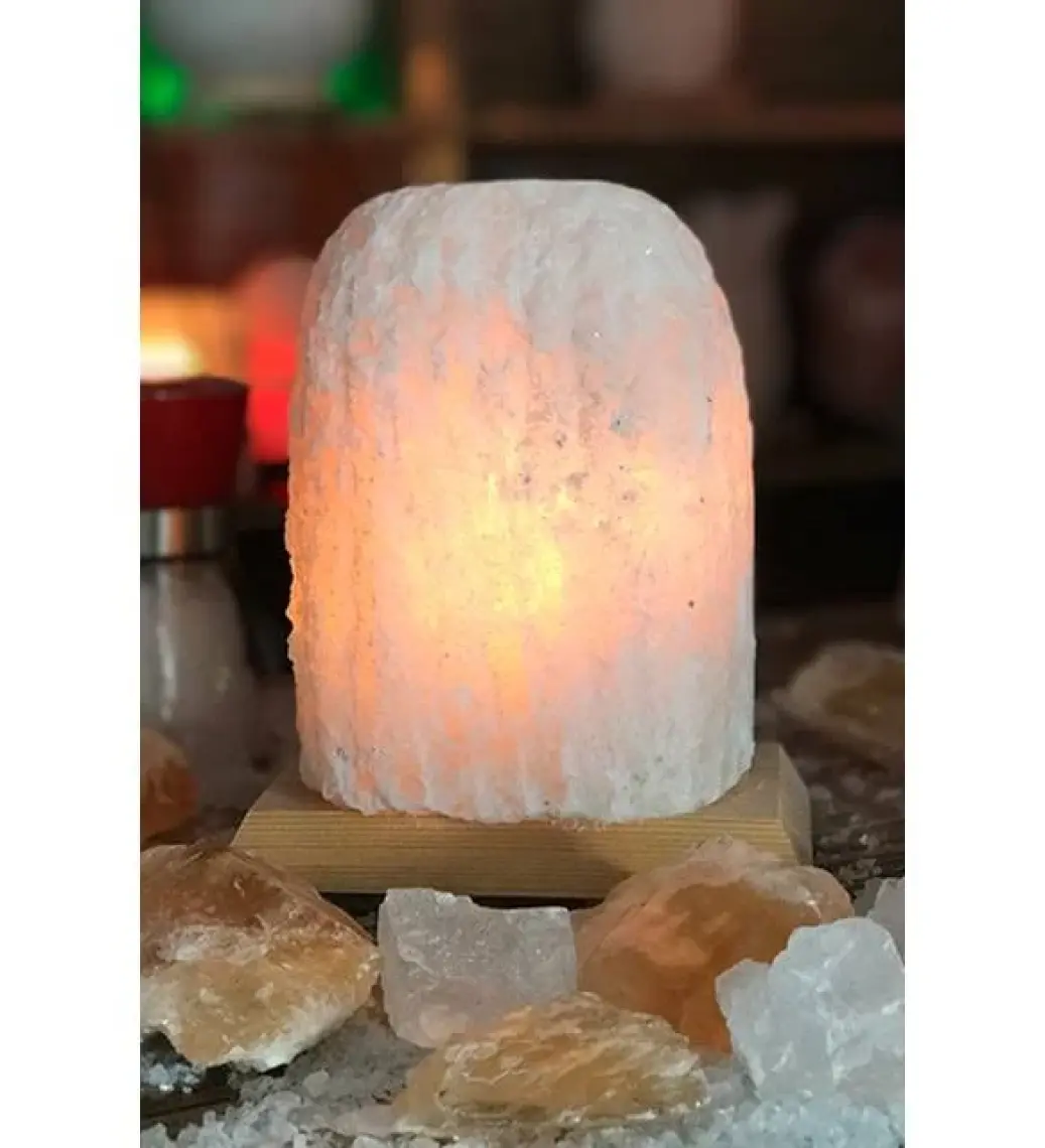 Çankırı Tuzcusu Beyaz Doğal Çankırı Tuz Lambası 5-6 kg