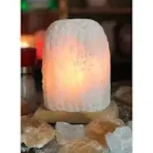 Çankırı Tuzcusu Beyaz Doğal Çankırı Tuz Lambası 5-6 kg