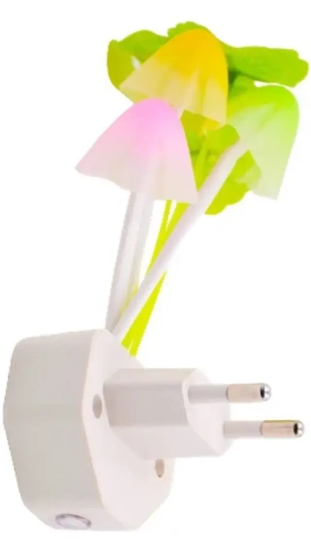 Petrix Çiçekli Dekoratif Rgb Sensörlü Gece Lambası