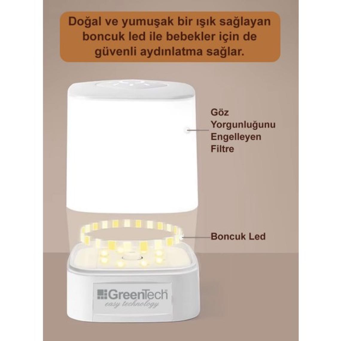 Masaüstü Şarjlı LED Aydınlatma  - Gece Lambası / GT-CL09