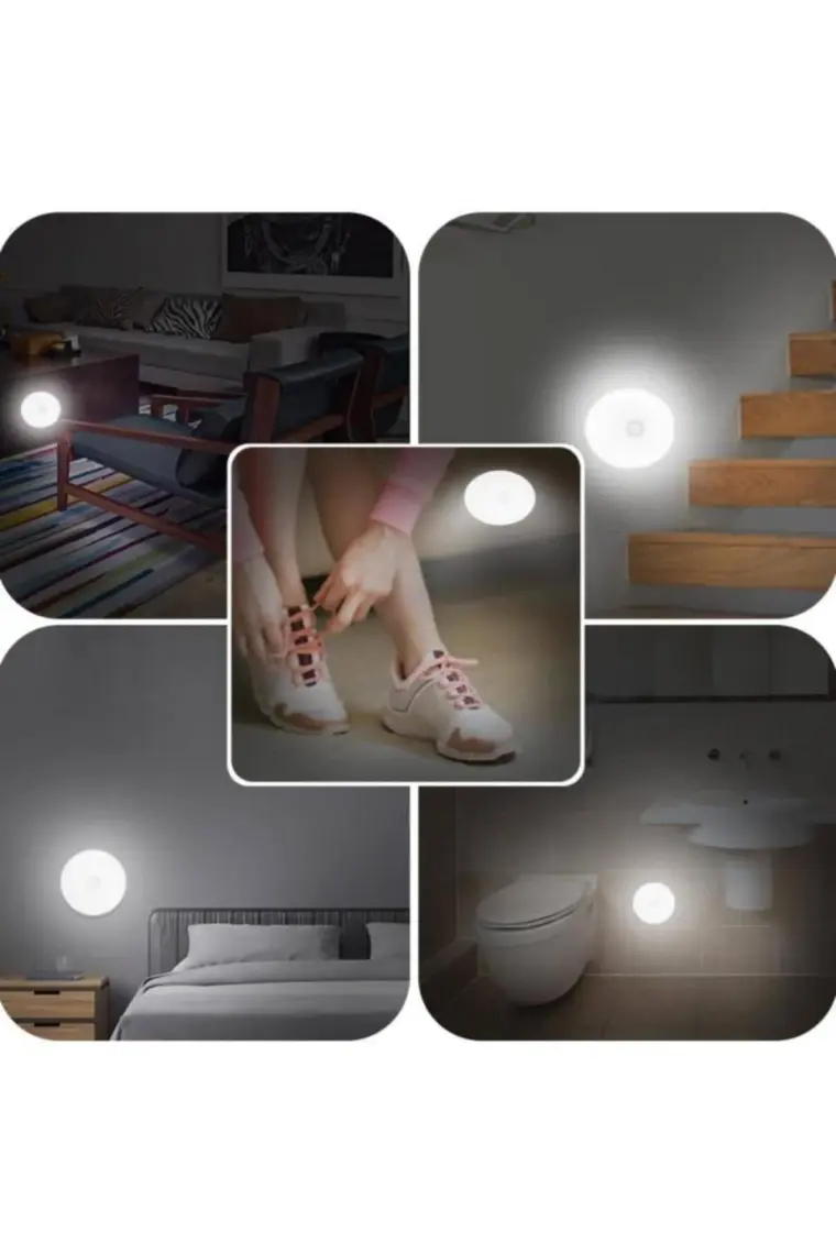 Hubstein USB Şarjlı Pır Hareket Sensörlü Gece Lambası