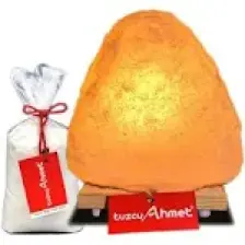 Tuzcu Ahmet Beyaz Tuzdan Yapılmış 6-7 kg Tuz Lamba Kaya Tuzu Hediyeli