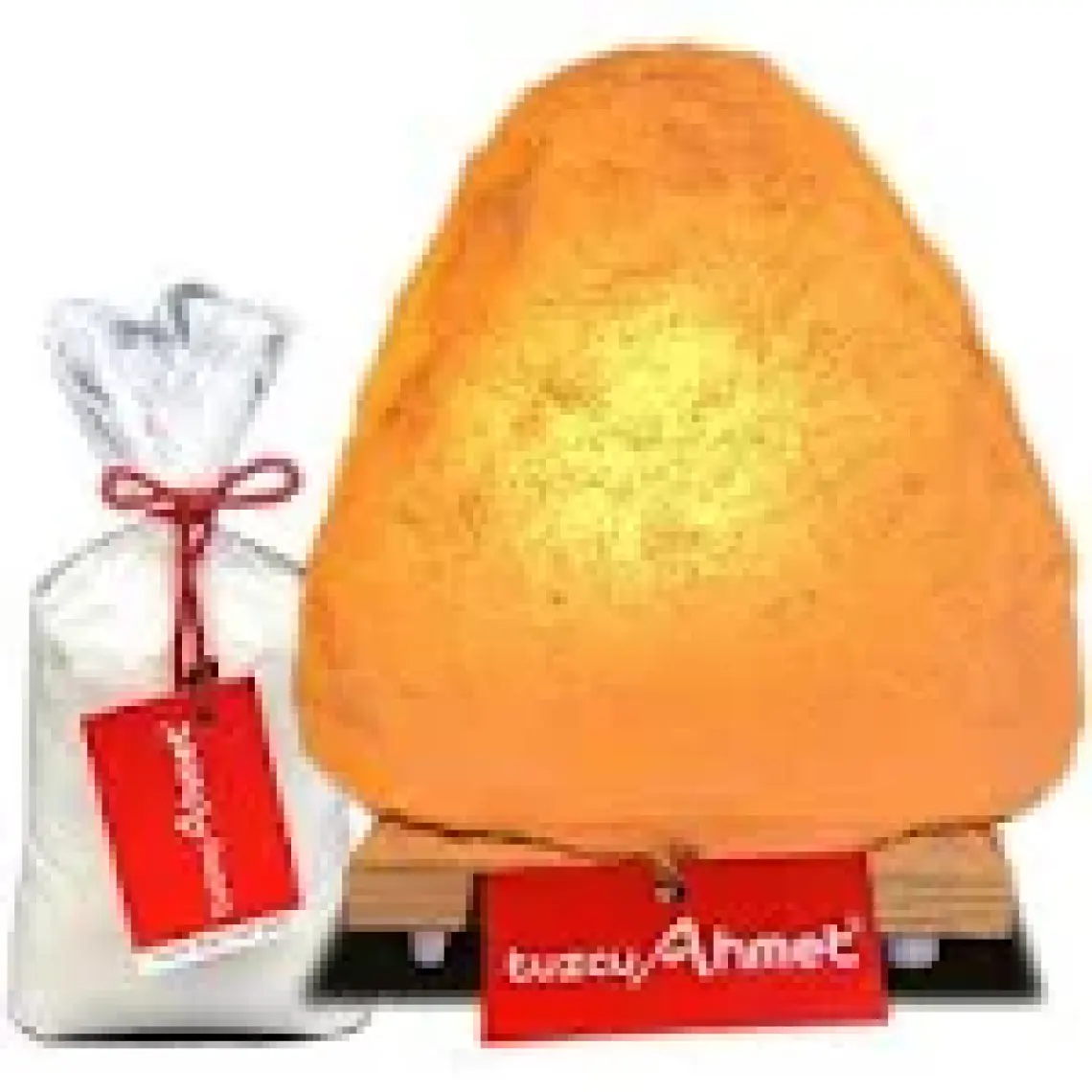 Tuzcu Ahmet Beyaz Tuzdan Yapılmış 6-7 kg Tuz Lamba Kaya Tuzu Hediyeli