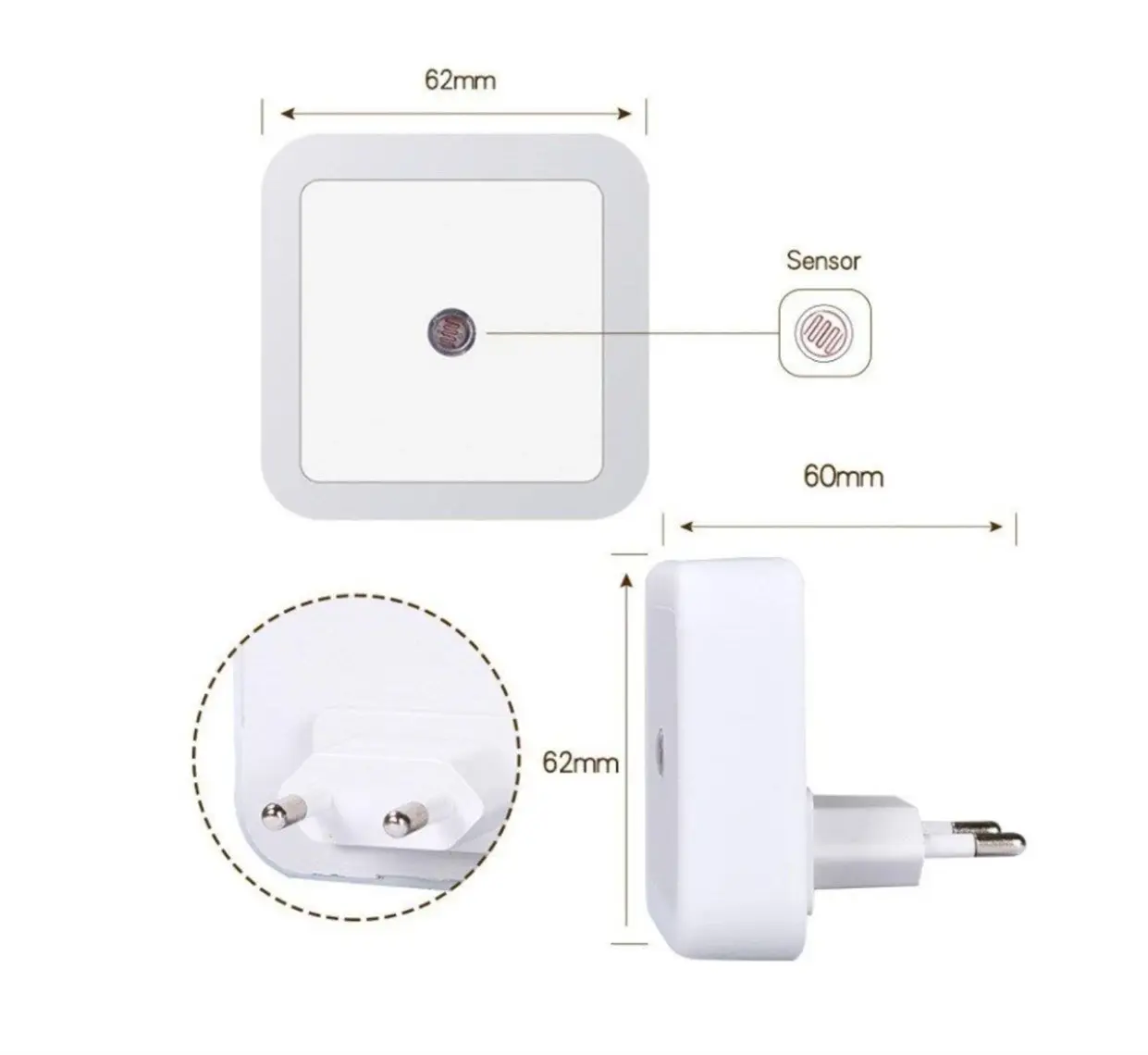 Cata CT-9500 Fotoselli Gece Lambası Amber Işık