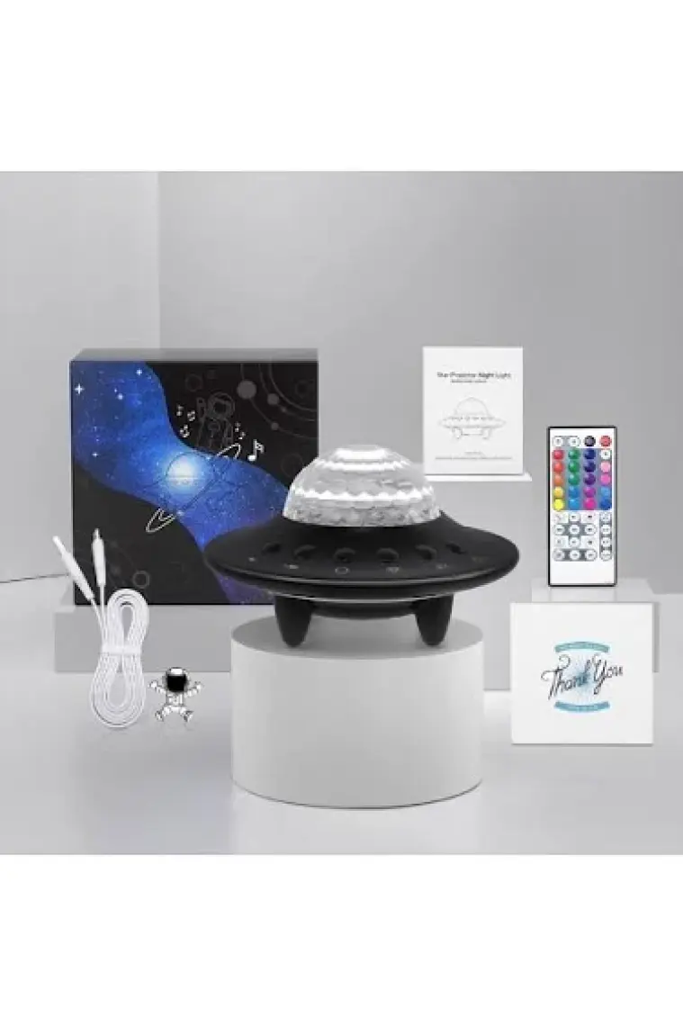 Dailytech Starry Gala x y Projektör Hoparlör Bluetooth Ufo Gece Lambası