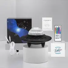 Dailytech Starry Gala x y Projektör Hoparlör Bluetooth Ufo Gece Lambası
