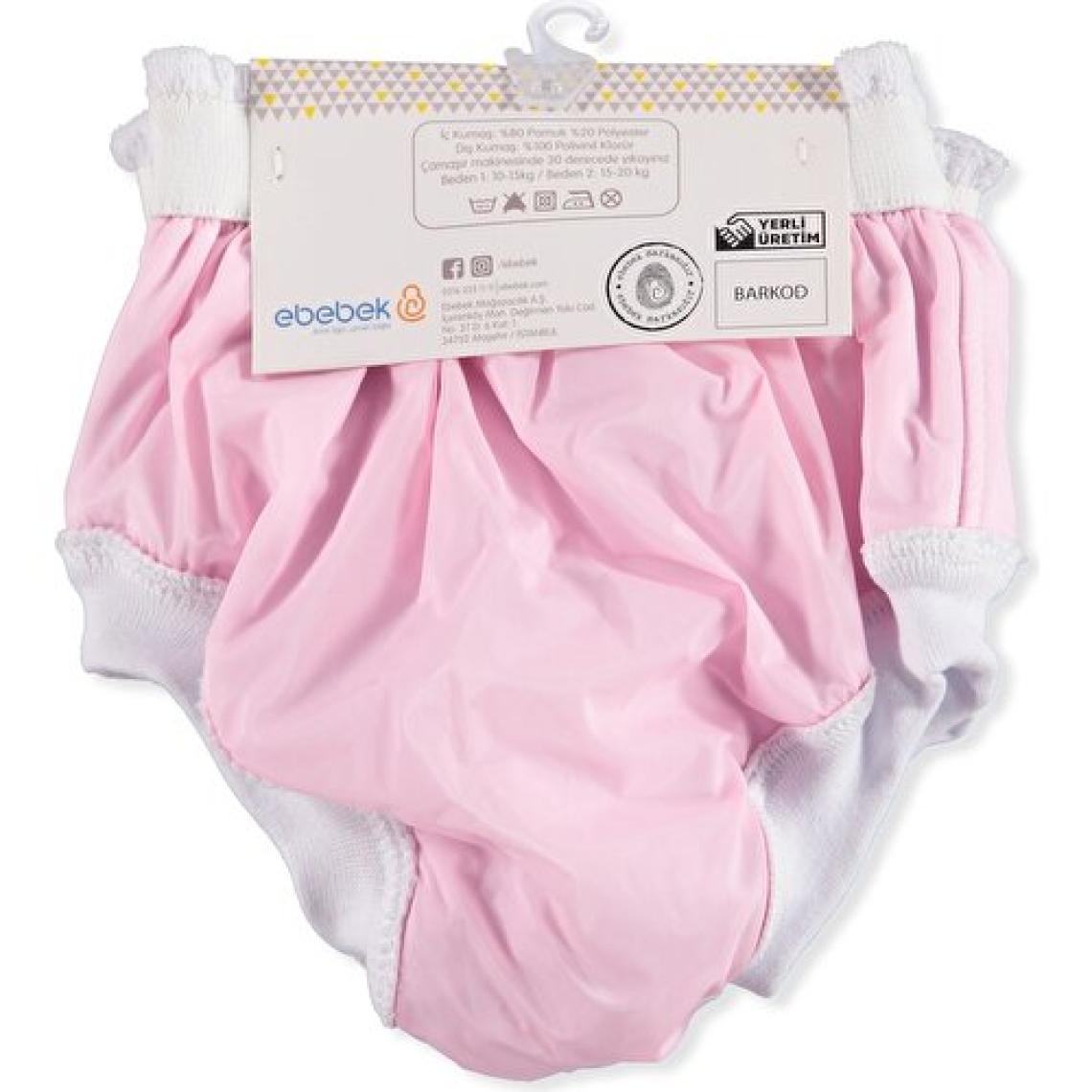 Hello Baby Hellobaby 2'li Alıştırma Külodu Pembe Beyaz