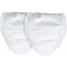 Sevi Bebe Lüks 2'li Beyaz Alıştırma Külodu