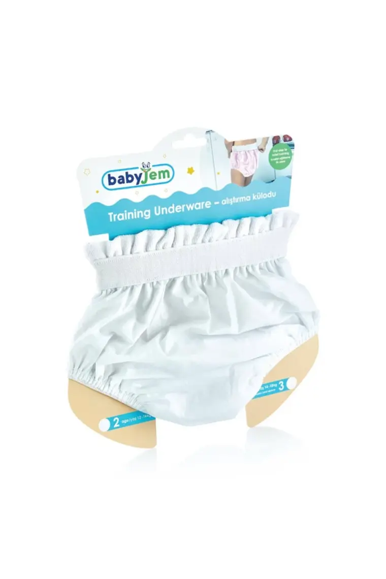 Babyjem Alıştırma Külodu 3 Yaş Beyaz